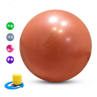 كرة يوجا للتمارين الرياضية مقاس 55 سم من البولي فينيل كلوريد مقاس 55 سم 21.7 بوصة بمضخة يدوية أو مضخة للقدم