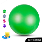 كرة يوجا بممارسة الرياضة بشعار مخصص ومضادة للانفجار ، كرة جمباز إيقاعي