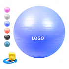 كرة يوجا بممارسة الرياضة بشعار مخصص ومضادة للانفجار ، كرة جمباز إيقاعي