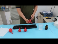 فولي 30 مل 60 مل 90 مل 120 مل حقنة أذن مطاطية يمكن التخلص منها